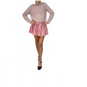 NEW LITTLE OLIN girls' fuzzy sweater in pink